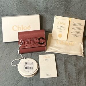 *NWT* Authentic Chloé calfskin leather* wallet**